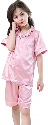Pijama de pijamas de meninos tamanho 7 pijamas de desenho animado menino curto menino menina sono roupas de roupa de dormir roupas de flor de flor de meninas