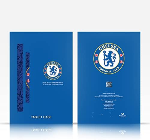Designs de capa Head Licenciados Oficialmente licenciados Clube de Futebol do Chelsea César Azpilicueta 2022/23 Jogadores Kit Home Livro Caso Flip Caso Compatível com Apple iPad 9.7 2017 / iPad 9.7 2018