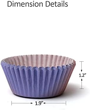Liners de cupcake materiais de muffin para assar 450 contagem 6 design original sem cheiro, copos de cozimento de grau alimentar