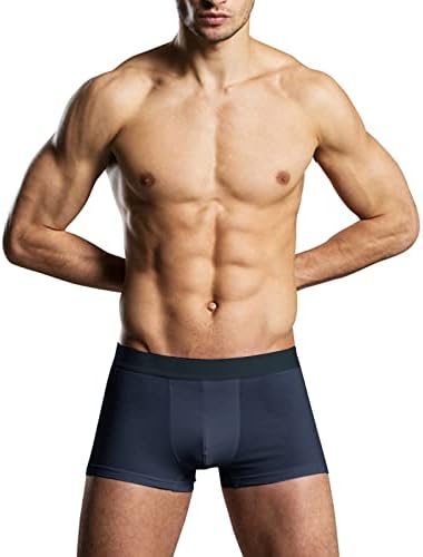 Boxers para homens grandes cores cueca boxeador sólido elástico confortável tamanho da cintura masculino masculino masculino melaço