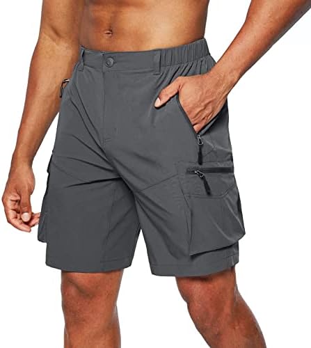 RTRDE Men's Shorts Workwear Oversize Novos shorts com zíper para homens para homens