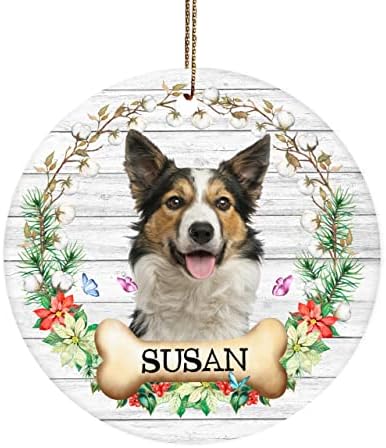 Ornamento de animais personalizados Ornamento de Natal personalizado Ornamento de animais de estimação Ornamento de