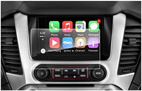 Ruiya 2015 2017 2018 2019 GMC YUKON XL IntelliLink Protetor de tela de navegação de carros de 8 polegadas, sistema de infotão