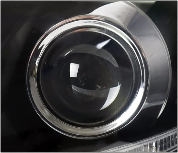 ZMAUTOPTS LED TUBO BLACK Projecor Folicinas Folicinas com Luzes DRL LED de 6 para 2011-2017 Toyota Sienna