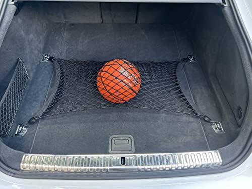 Floor Style Automotive Elastic Trunk Mesh Cargo Net para Audi A7 S7 RS7 2012-2022 - Organizadores de troncos premium e armazenamento