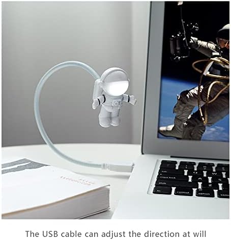 Charella burdty Creative Astronaut USB LED LED LAPTOP Acessório de computador para desktop