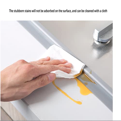 Auto-adesivo CAULKI2PCSSELHO ADESIÃO DO CAULKING DOUSTIVO DO CAULKING DO PVC Faixa de selante, aplicável à proteção de borda da cozinha, banheiro, pia, banheira, banheiro e parede do chão