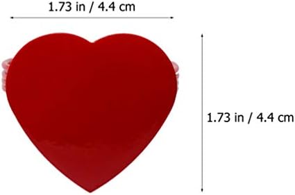 Valiclud servette fivela 4pcs Helder Nabace Solder decorativo coração guardanapo guardana