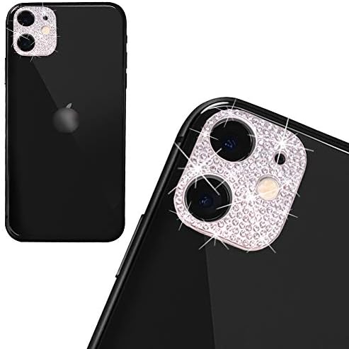 Decorações da câmera traseira para iPhone 11 3D Bling Lens Diamond Lens Proteção com Flash Hole Anel Anti-Fall decore
