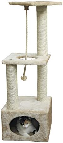 Kerbl Cat Platin Pro Scrtanding Tree, 37 x 37 x 109 cm, bege