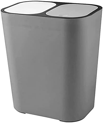 Lixo de recipiente de lixo wxxgy lixo pode lixo de lixo cesto de lixo para o escritório em casa o banheiro lixo/branco