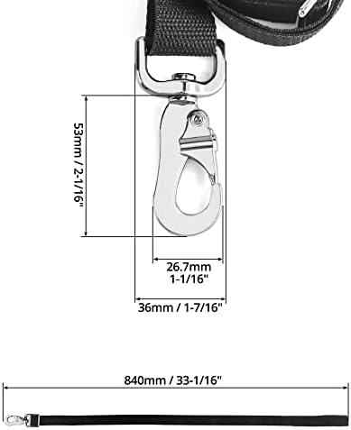 QWork Horse Bucket Strap, nylon, 3 pacote, ajuste de 21 a 32 de comprimento, para redes de feno, baldes de água, alimentadores