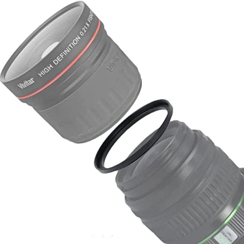 Ninolito de 67 mm a 62mm Lens de alumínio da câmera de alumínio Anel do adaptador de anel de alumínio