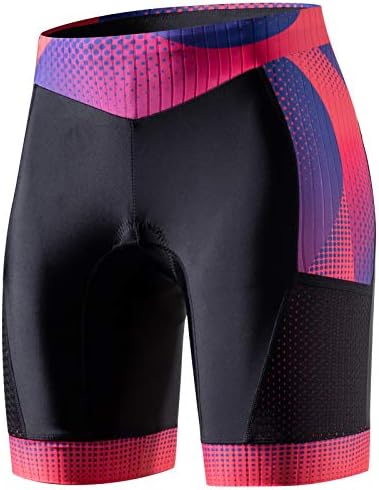 My Kilomens Womens Triathlon Shorts 8 ”Tri shorts com bolsos laterais Ajuste ajustável