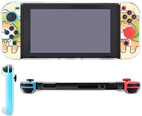 Caso para Nintendo Switch, Shiba Inu Dog in Dinosaur Figurino de cinco lances definir acessórios de console de casos de capa protetores para interruptor
