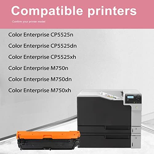 650A Conjunto de cartucho de toner | Substituição compatível com Yois para 650A CE270A CE271A CE273A CE272A Toner Color Enterprise CP5525 M750 Printer
