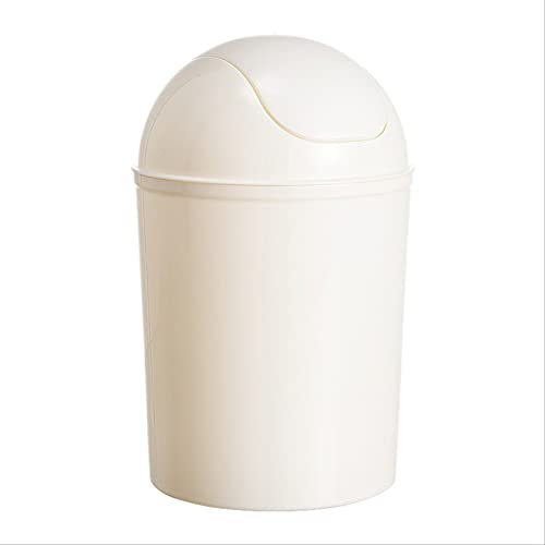 Jmxxxgkt lixo pequeno lata, 1,25 galão com tampa de balanço, lata de lixo de escritório, lata de lixo do banheiro, lixo do quarto