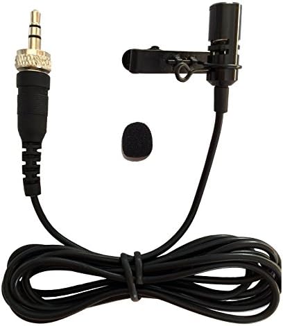 Microfone de lapela Lavalier Microdot 6013 para transmissor sem fio Sennheiser - Micor do condensador unidirecional