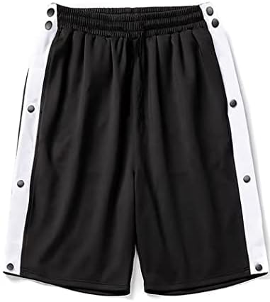 Wataxii rasga shorts para homens pós -cirurgia Roupas adaptativas Snap rápida seco solto shorts de ajuste solto