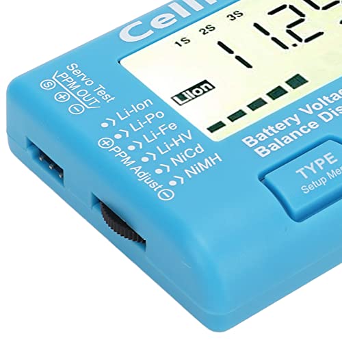 Verificador de capacidade de bateria digital, testador de tensão do controlador de verificador de capacidade da bateria Testador
