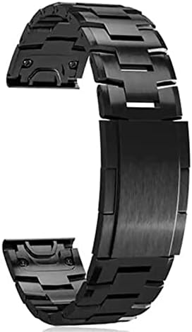 Daikmz Quick Fit Titanium Alloy+Banda de relógio de aço inoxidável para Garmin Fenix ​​7x 7/6 6x Pro 5x Plus Strap Band Marq/Enduro