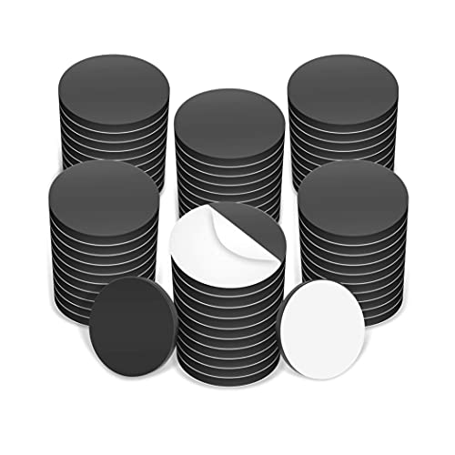 Ímãs flexíveis de 2 ímãs de círculo de disco redondos grandes com apoio adesivo - 25 PCs - 60 mil espessos!