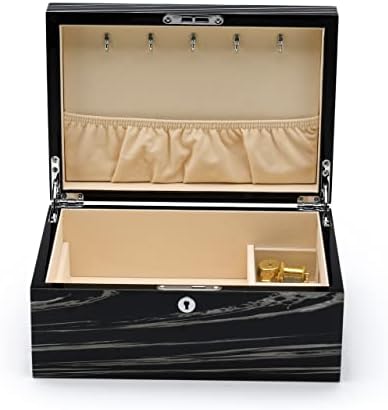 Modern 23 Note Hi -Gloss Granite Acabamento Elementos Coleção Jóia Musical Box - Envie os palhaços
