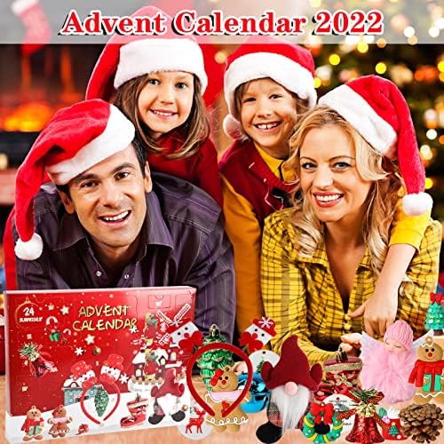 Calendário do advento 2022 meninas meninos homens adultos homens crianças crianças presentes de natal calendário advento