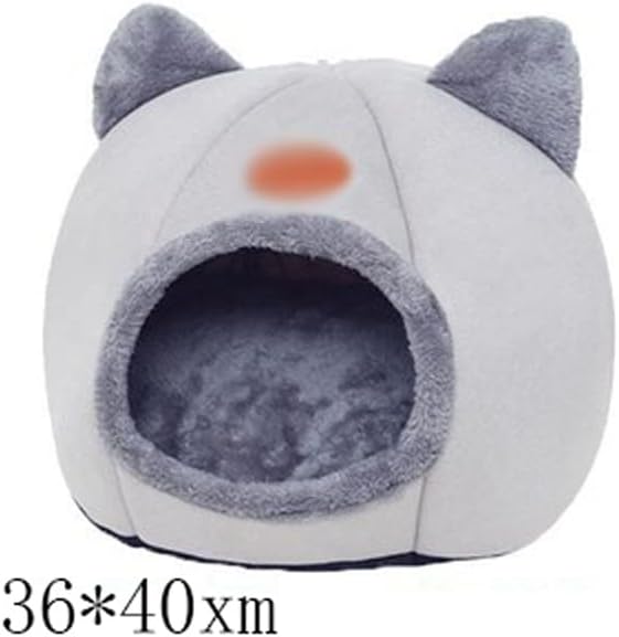 WXBDD Removável Cama de gato de gato interno Caso de cachorro com colchão quente Kennel Kennel Deep Sleeping Winter Kitten Kennel