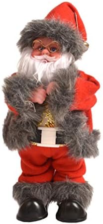 Bestoyard 1pc adorável Papai Noel Doll Luminous Without Battery natal decoração