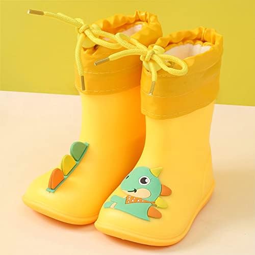 Botas de chuva bebê desenho colorido animal animal impermeabiliza sapatos de água eva