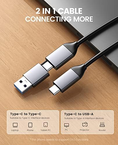 Estação de acoplamento de disco rígido USB C USB C USB 3.2 Gen 2 Clone offline Dual Bay Offline SATA 2,5 3,5 polegadas
