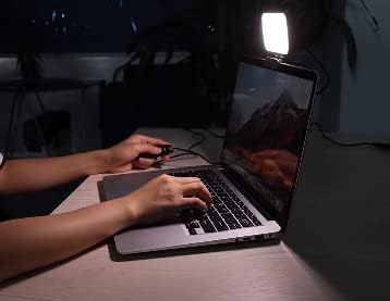 Clip preenche a luz de vídeo com 120 miçangas de lâmpada para iluminação de webcam para maquiagem LED clipe Light com clipe frontal