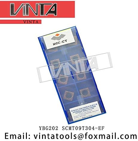 FINCOS 10pcs/lotes YBG205 YBG202 SCMT09T304-EF CNC CARBIDO Turnando inserções de ferramentas de lâmina de corte-: