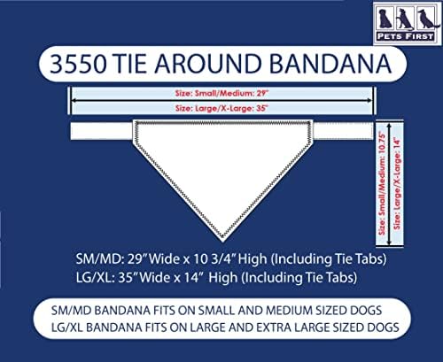 Animais de estimação MLB Atlanta Braves Tie Bandana, pequena/média. Cachorro bandana lenço babador para cães de gato de