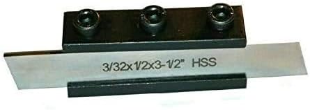 Ferramenta de despedida Corte do suporte 3/8 hastes com lâmina HSS para torno.