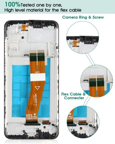 Para Samsung Galaxy A02S Substituição de tela para Samsung A02S Substituição de tela LCD SM-A025A DISPLAY LCD SM-A025U Digitalizador de toque com kits de reparo de montagem SM-A025V
