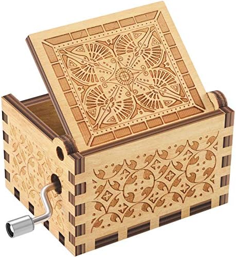 UkeBobo Wooden Music Box- You Are My Sunshine Music Box, Gifts for Sister, Gifts for Bff, mais nova caixa de música para design - 1 conjunto （Stars）