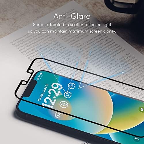 Moshi Anti-Glare Screen Protector para iPhone 14 Plus 6,7 ”2022, IVISOR AG FACOM