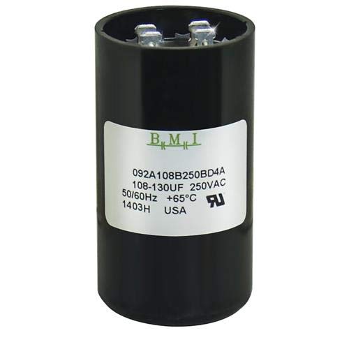 108-130 UF x 220/250 Vac - Jard 11946 Start Capacitor - Substituição do IMC 092A108B250BD4A - Feito nos EUA