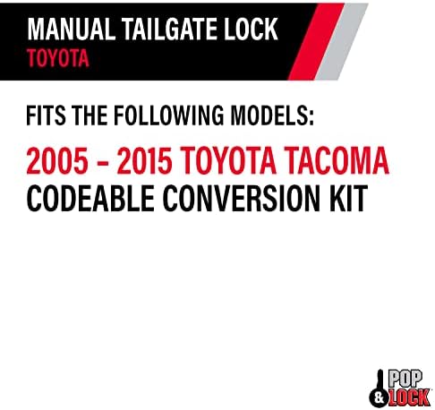 Kit de conversão de bloqueio codificável para POP & Lock PL5400Conv para Toyota Tacoma