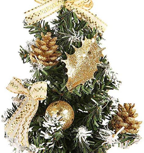 Festival de árvores de árvore de árvores de árvore artificial de mesa artificial 30 cm, ornamentos de prata para a árvore de Natal Decorações de porta de Natal de 4ft 4ft Christmas Tree Christmas Village