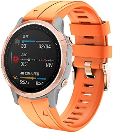 EGSDSE Smart Watch Band Strap para Garmin Fenix ​​7s/5s/5s Plus/6s/6s Pro Quickful EasyFit D2 Delta S Silicone 20mm Bracelete
