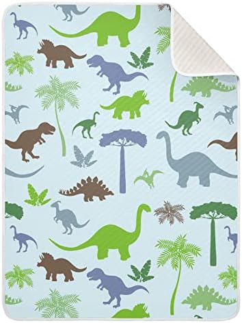 Dinosaurs de Mchiver Cobertores de bebê para meninas meninos recebendo cobertores menina cobertor cobertor cobertores de menino para meninos berçam berço unissex