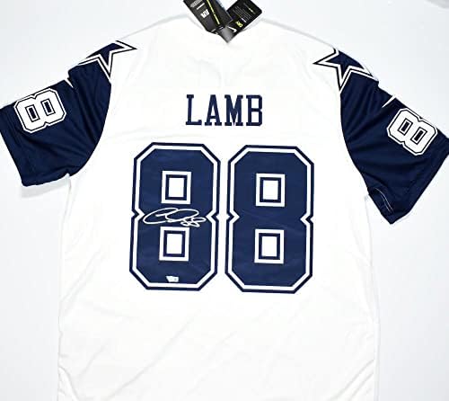 CEEDEE LAMB assinou cowboys white nike white alt. Vapor Limited Jersey -Fanatics - camisas da NFL autografadas