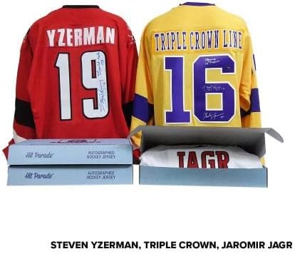 2022/23 Hit Parade Auto'd Hockey Jersey Série Licenciada 5 Hobby Box - McDavid - Jerseys autografadas da NHL