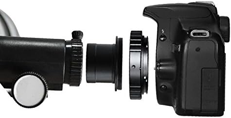 Câmera de telescópio Gosky Metal 1.25 '' Adaptador de anel T2 T2 T2 para Nikon DSLR SLR (se encaixa em Nikon D90, D80, D70, D60,