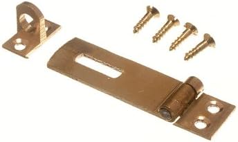 Uma parada DIY 24 x Hasp & amp; Conjuntos básicos podem ser usados ​​com cadeados - Brass Polshed 50mm Novo