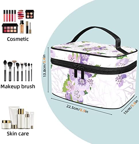 Organizador da bolsa de maquiagem de viagem, bolsa de armazenamento de higiene pessoal à prova d'água com maçane