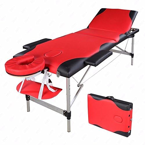 Lovepet 3 Seções dobráveis ​​Tubo de alumínio Spa Spa de massagem Mesa de massagem Multifuncional Ajuste Baça de Sala